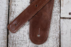 Henry Heller 2.5 Inch Width Capri Leather Adjustable Guitar Strap Vintage Brown