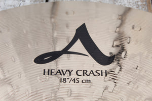 Zildjian A Heavy Crash Cymbal 18 Inch Crash Drum Cymbal A0278