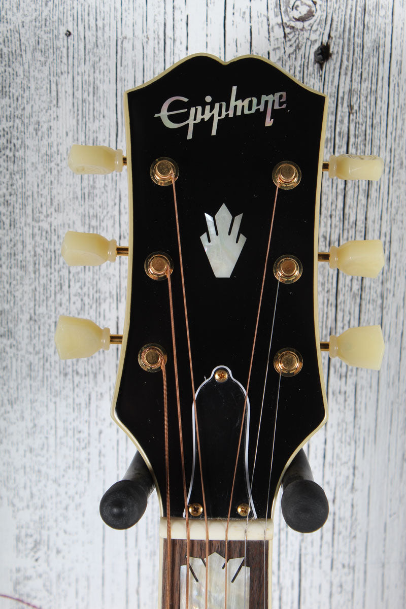 Epiphone J-200 Super Jumbo Acoustic Electric Guitar Aged Vintage Sunburst Gloss
