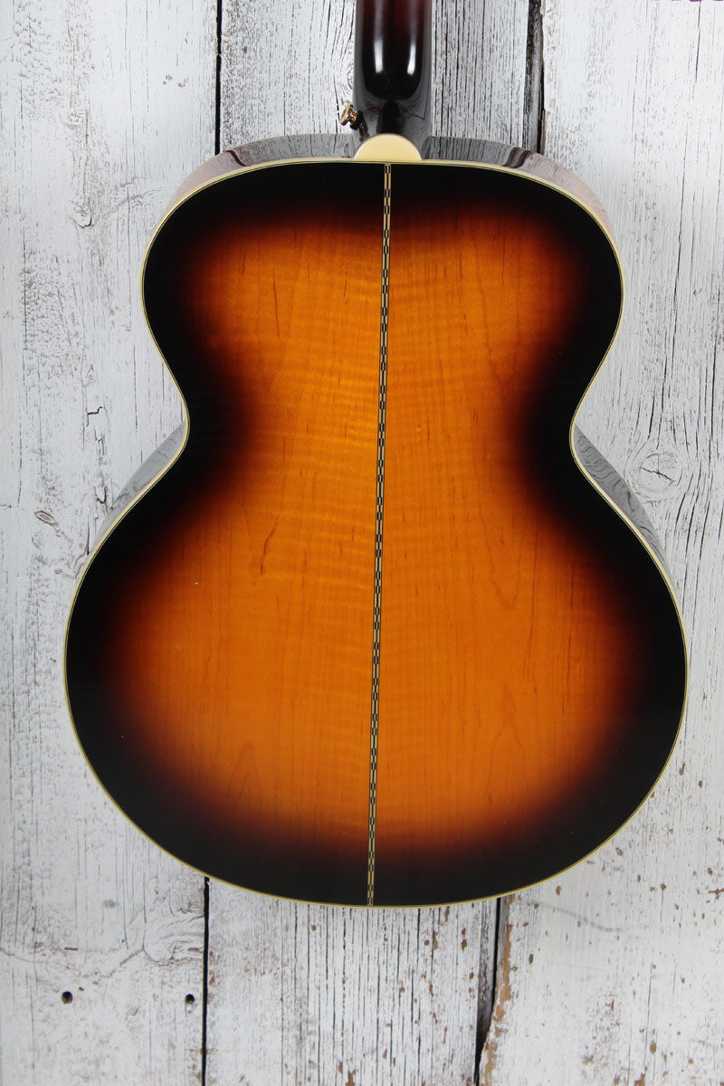Epiphone J-200 Super Jumbo Acoustic Electric Guitar Aged Vintage Sunburst Gloss