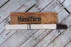 Lock-It Straps Cotton Series Guitar Strap Natural and Brown