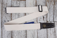 Load image into Gallery viewer, Lock-It Straps Cotton Series Guitar Strap Natural and Brown