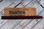 Henry Heller Burgundy Capri Suede Guitar Strap with Nubuck Backing
