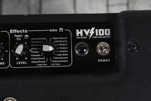 Kustom High Voltage HV100 Electric Guitar Amplifier 100W 2 x 12 Hybrid Tube Amp