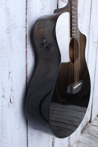 Breedlove Artista Pro Concert Black Dawn CE Acoustic Electric Guitar with Case