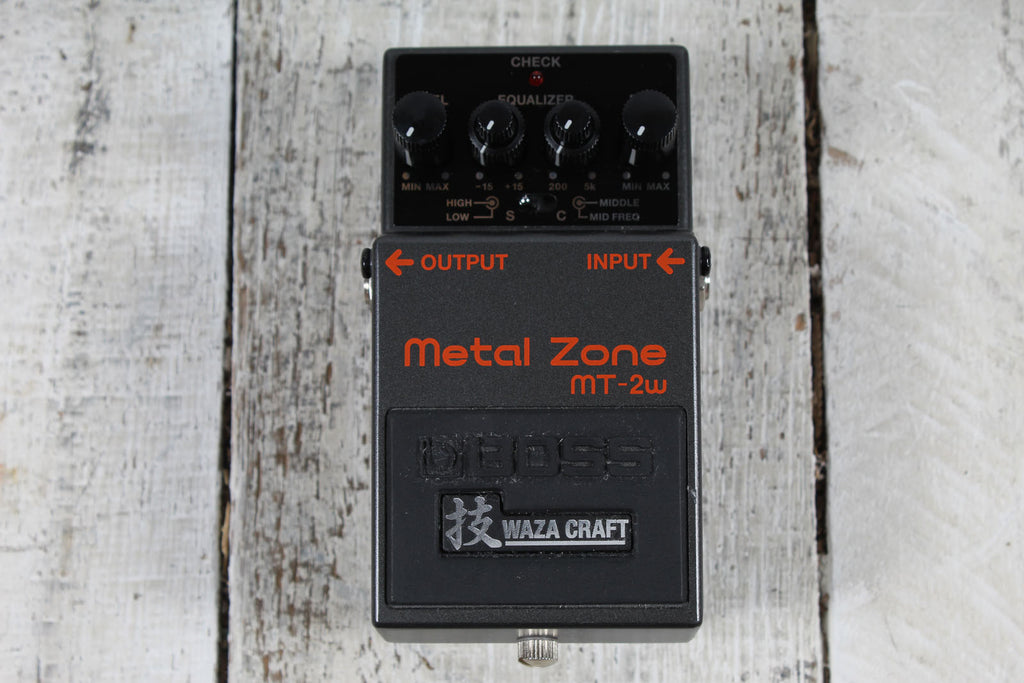 Boss MT-2W Metal Zone Waza Craft Pedal Electric Guitar Distortion Effects Pedal
