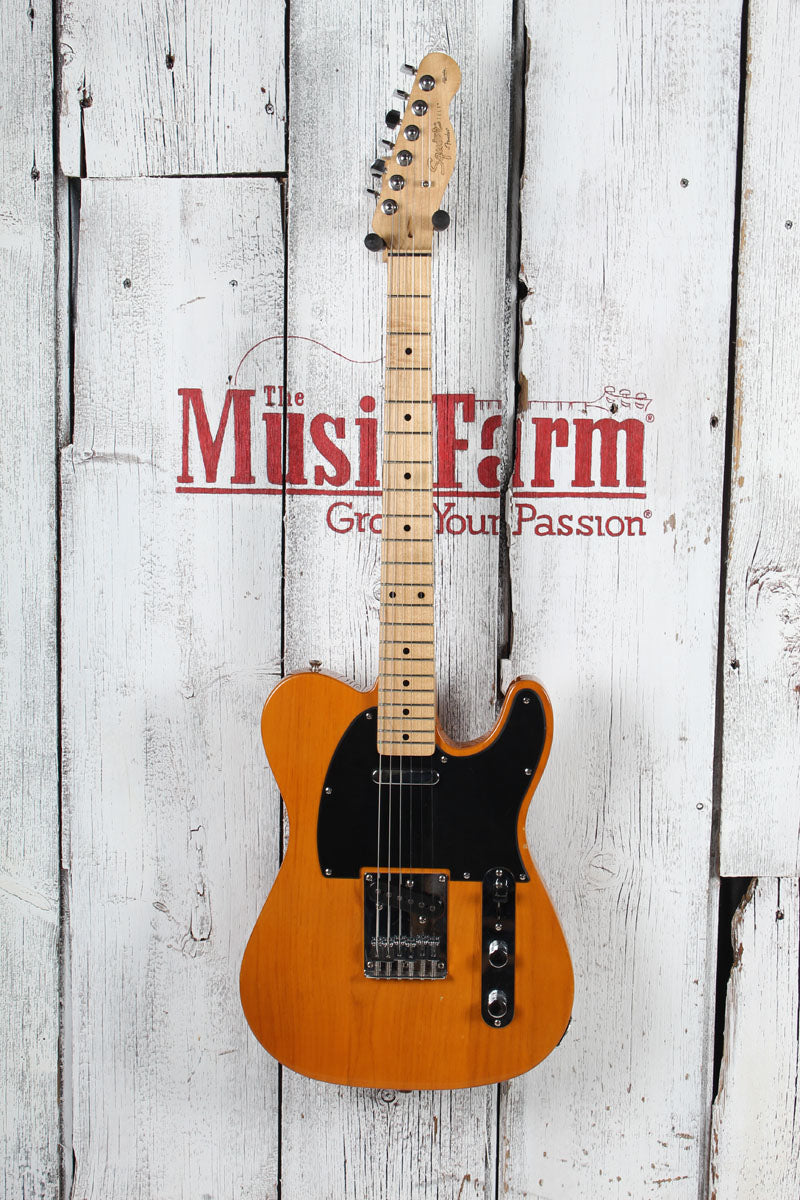 Squier 2015 Affinity Series Telecaster Electric Guitar Butterscotch Blonde