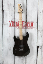 Load image into Gallery viewer, Rise by Sawtooth Electric Left Handed Electric Guitar Black Finish