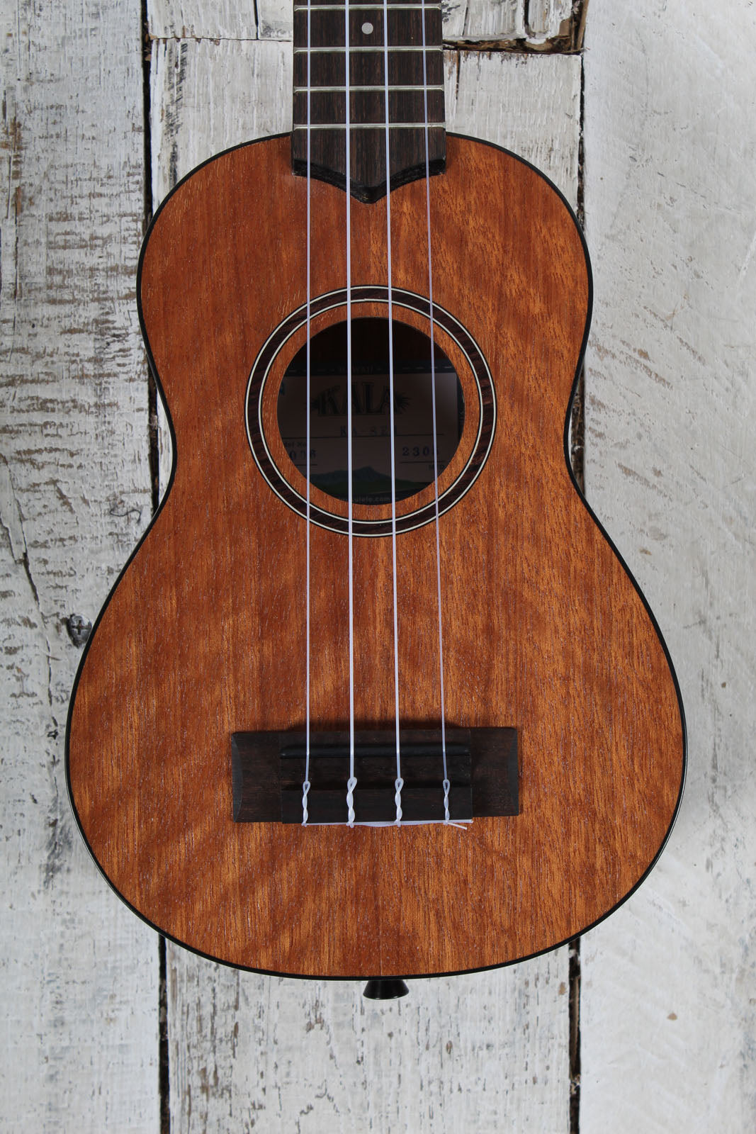 Kala KA-SEM Exotic Mahogany Soprano Ukulele All Mahogany Uke Natural Finish