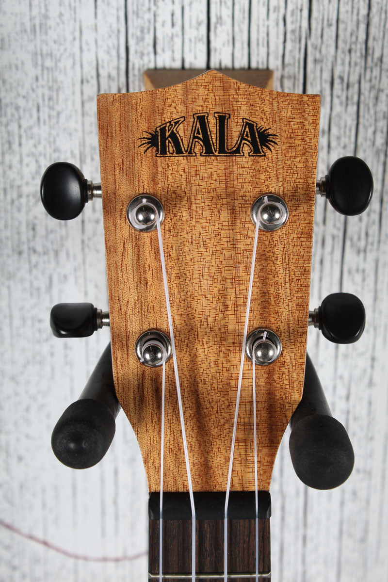 Kala KA-SEM Exotic Mahogany Soprano Ukulele All Mahogany Uke Natural Finish