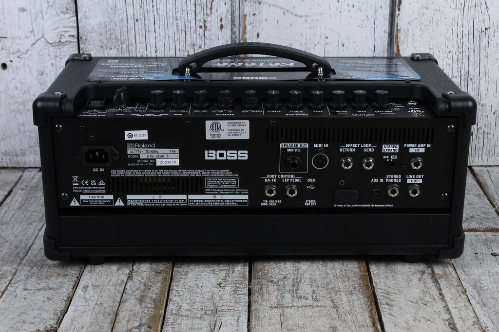 Boss Katana Gen3 Electric Guitar Amplifier Head 100 Watt Amp Head KTN-HEAD 3