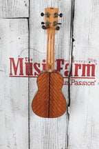 Kala KA-SEM Exotic Mahogany Soprano Ukulele All Mahogany Uke Natural Finish