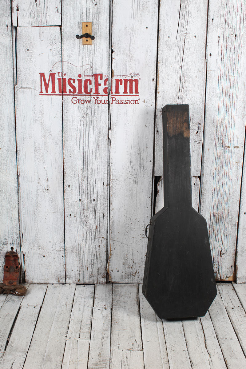 Thompson Vintage Parlor Acoustic Guitar with Custom Wood Case