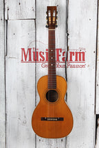 Thompson Vintage Parlor Acoustic Guitar with Custom Wood Case