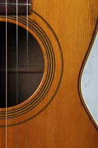 Thompson Vintage Parlor Acoustic Guitar with Custom Wood Case