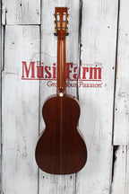 Thompson Vintage Parlor Acoustic Guitar with Custom Wood Case