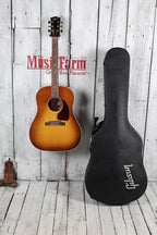 Gibson J-45 Standard Acoustic Electric Guitar Honeyburst with Hardshell Case