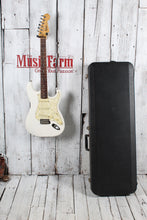 Load image into Gallery viewer, Squier Stratocaster Electric Guitar White Finish with Hardshell Case