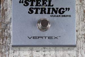 Vertex Steel String Clean Drive Electric Guitar Overdrive Effects Pedal