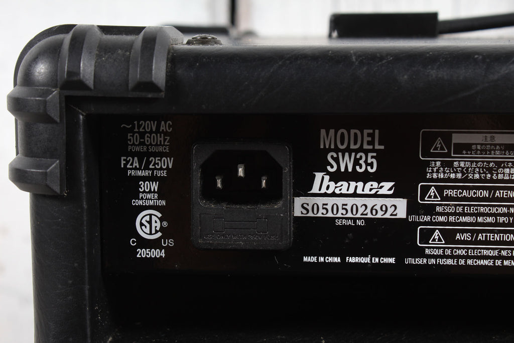 Ibanez SW35 SoundWave Bass Amplifier 35 Watt Electric Bass Guitar Combo Amp