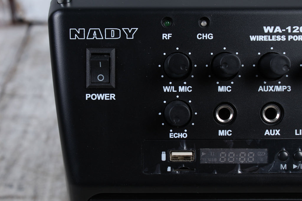 Nady WA-120BT Wireless Portable Compact PA Full Range Speaker System