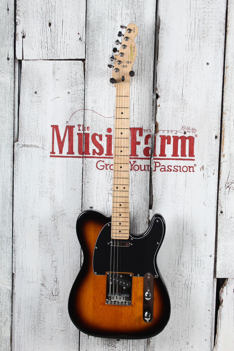 Fender Squier Affinity Series Telecaster Electric Guitar Brown Sunburst
