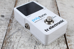 TC Electronic PolyTune Classic Electric Guitar Poly-Chromatic Tuner Effets Pedal