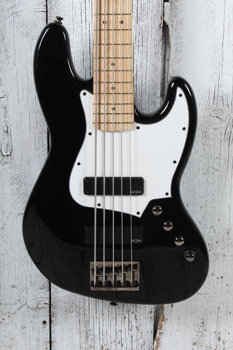 Squier Contemporary Active Jazz Bass V 5 String Electric Bass Guitar with Case