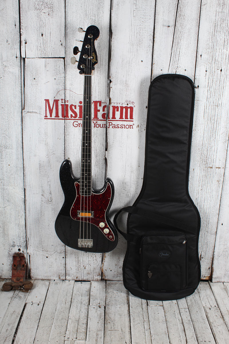 Fender 2026 Limited Edition Gold Foil Jazz Bass Guitar Black Sparkle w Gig Bag Secondary image