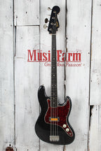 Fender 2026 Limited Edition Gold Foil Jazz Bass Guitar Black Sparkle w Gig Bag