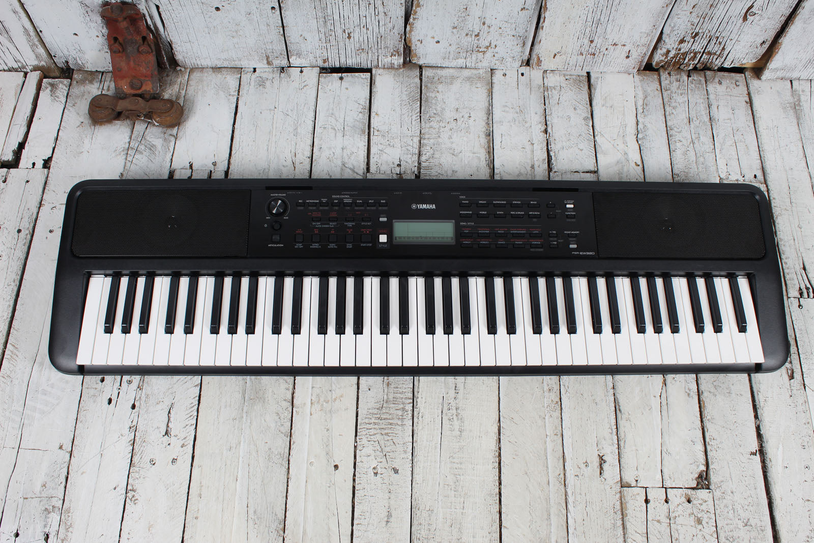 Yamaha PSR-EW320 Keyboard 76 Key Portable Keyboard with Power Supply