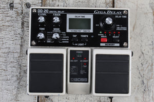 Boss DD-20 Giga Delay Pedal Digital Delay Electric Guitar Delay Effects Pedal