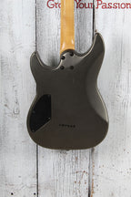Laguna LE200 Solid Body Electric Guitar Gun Metal Satin Finish