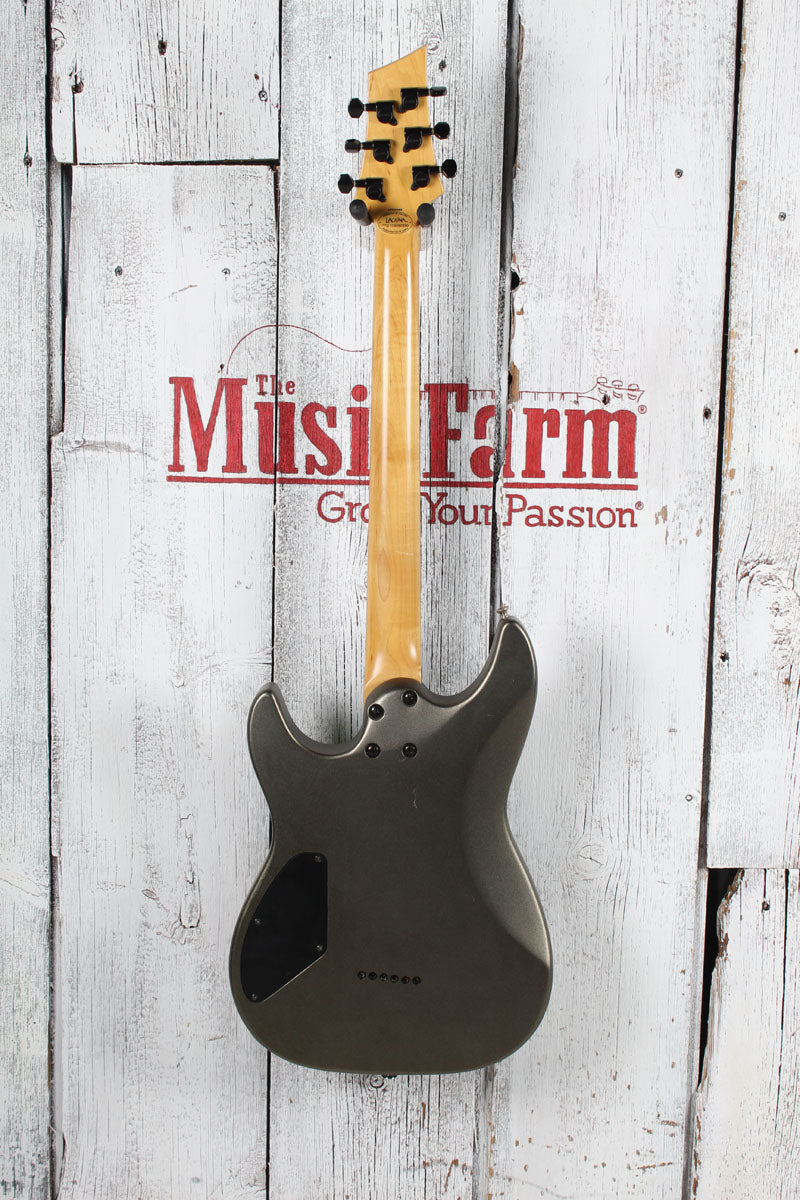 Laguna LE200 Solid Body Electric Guitar Gun Metal Satin Finish