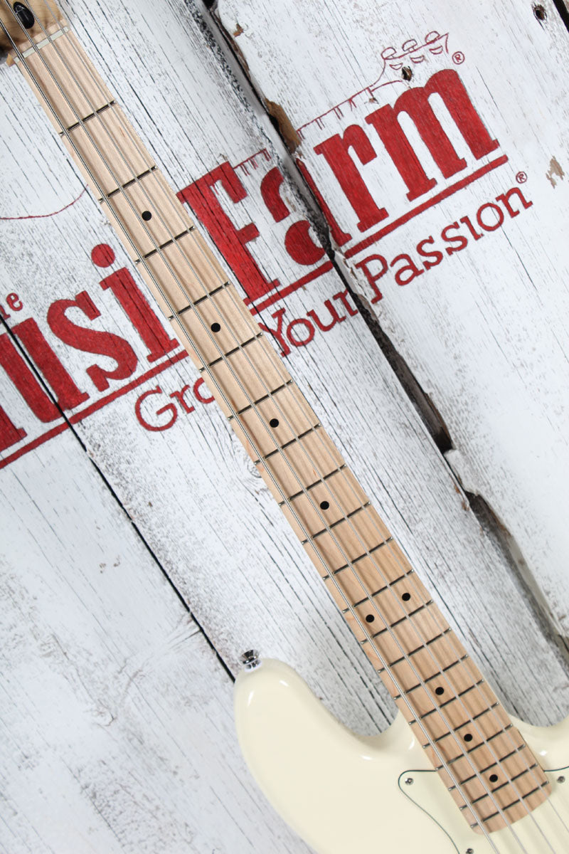 Squier 2025 Affinity Series Jazz Bass Electric Bass Guitar Olympic White