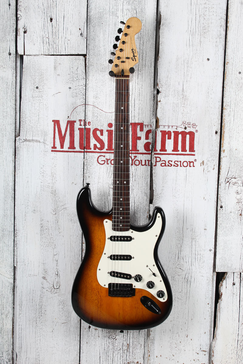Squier 2013 Bullet Stratocaster with Tremolo Electric Guitar 2-Tone Sunburst