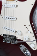Fender 2002 Standard Stratocaster Electric Guitar MIM Midnight Wine Finish