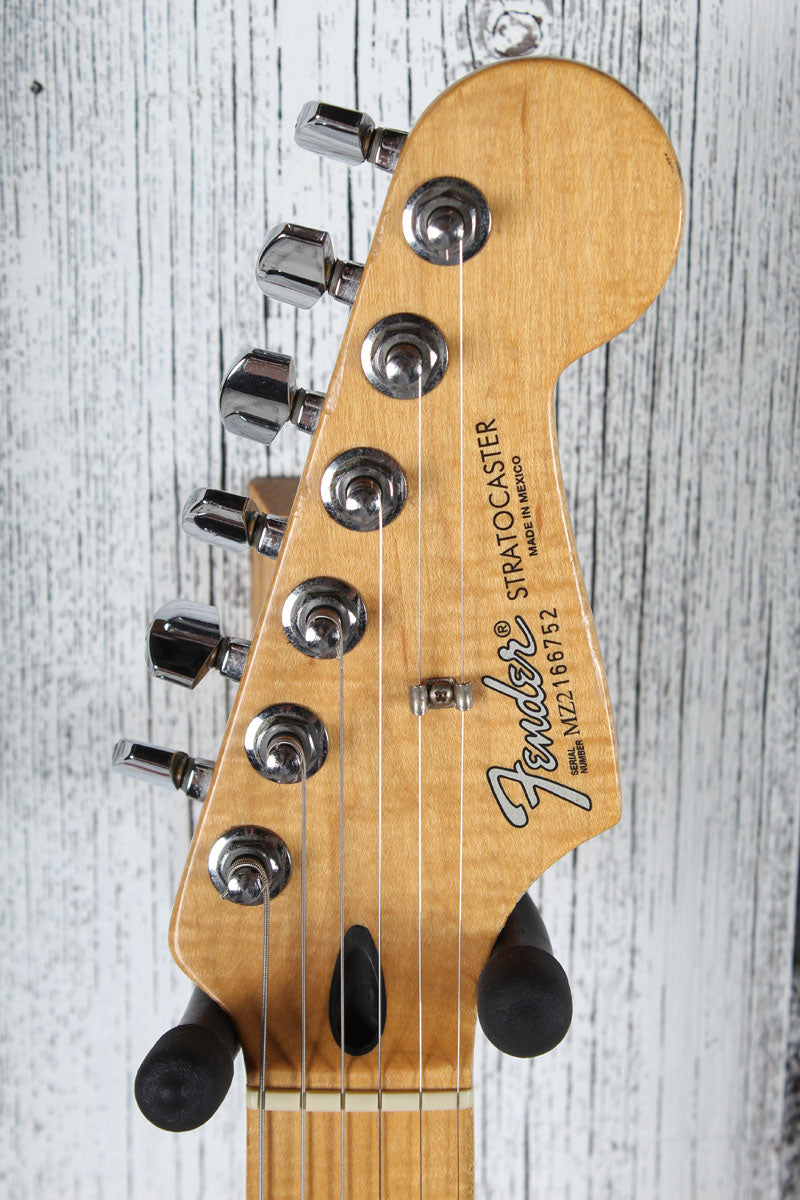 Fender 2002 Standard Stratocaster Electric Guitar MIM Midnight Wine Finish