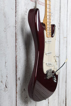 Fender 2002 Standard Stratocaster Electric Guitar MIM Midnight Wine Finish