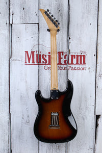Kramer 1908s Strat Style Electric Guitar SSS Made in Japan Sunburst Finish