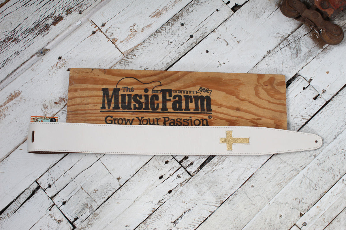 Henry Heller HPCOC-01  2.5 Inch Wide Bone Glove Guitar Strap