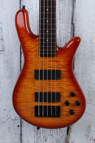 Spector Legend 5 Standard 5 String Electric Bass Guitar Tobacco Sunburst
