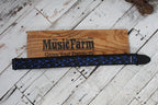Dunlop D38-11 Classic Guitar Strap Blue Flame