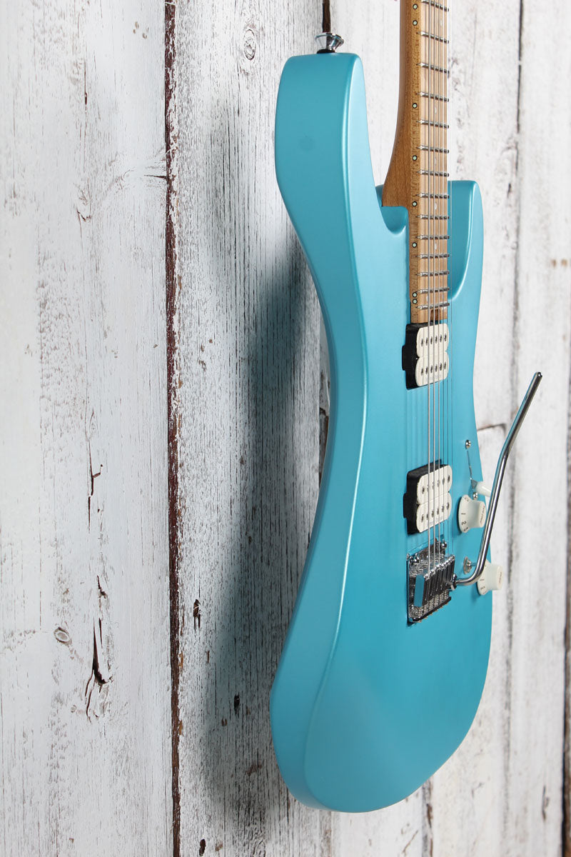 Charvel 2022 Pro Mod DK24 HH 2PT CM Electric Guitar Caramelized Maple Blue Frost