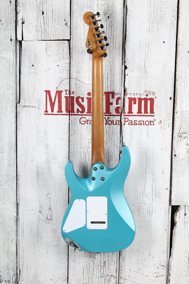 Charvel 2022 Pro Mod DK24 HH 2PT CM Electric Guitar Caramelized Maple Blue Frost