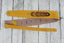 Henry Heller HBS25-HNYFEA 2.5 Inch Capri Guitar Strap Suede Brown with Feather Embroidery