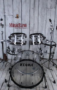 Tama 50th Anniversary Limited Starclassic Mirage 5 Piece Drum Kit Crystal Ice