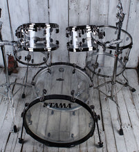 Load image into Gallery viewer, Tama 50th Anniversary Limited Starclassic Mirage 5 Piece Drum Kit Crystal Ice