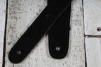 Henry Heller HPX-BLK 2 Inch Wide Black Suede Adjustable Guitar Strap