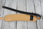 Henry Heller HP50-BLK Peru Vintage 50's Padded Guitar Strap Black